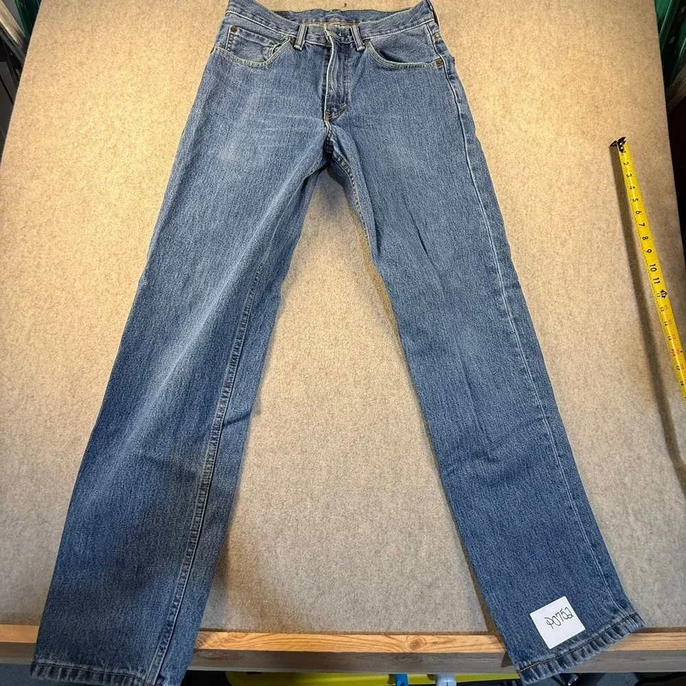 Levis 550 Relaxed Fit Jeans Mens W31 L34 Blue Denim Medium Wash Tapered Leg